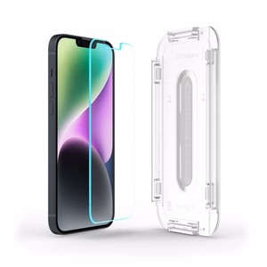 Spigen karkaistu lasi GLAS.TR "EZ FIT" iPhone 13 / 13 PRO / 14 / 16E 6,1"
