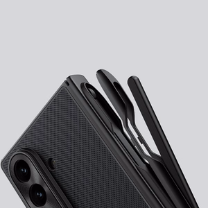 Nillkin Super Frosted Shield Fold Magnetic Case for Samsung Galaxy Z Fold 7, MagSafe Compatible, with S Pen Space - Black