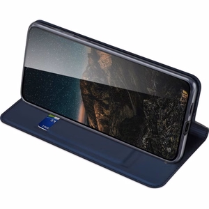 Dux Ducis SKIN PRO lompakkosuojakuori Samsung S25 sininen