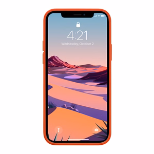 Crong Color Cover suojakuori laitteelle iPhone 12 Pro Max, punainen