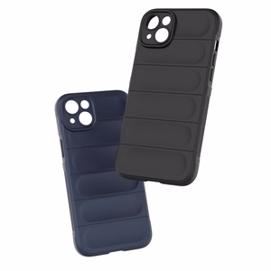 Magic Shield Case tapauksessa iPhone 14 Plus elastinen panssaroitu kotelo viininpunainen
