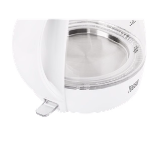 TEESA sähköinen lasivedenkeitin, 2200 W, valkoinen, 1,7 l