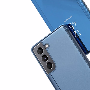 Clear View Kotelo flip cover Samsung Galaxy S22 + (S22 Plus) musta