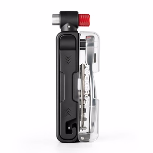 Rockbros Multitool pyörätyökalusarja CO2-pumpulla ja räikkäavaimella, musta