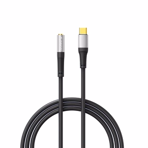 Musta 1 m:n äänikaapeli Orico AXC: USB-C – 3,5 mm jack