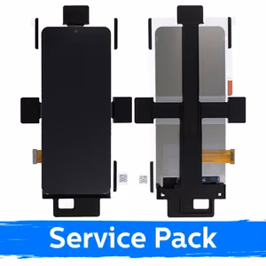 LCD-näyttö yhteensopiva Samsung F731 Z Flip5 (sisäinen) musta (Service Pack) (NF versio)