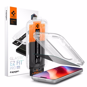 Spigen Glas.tR EZ Fit Pro HD AC yksityisyyttä suojaava karkaistu suojalasi mallille iPhone 18 Pro