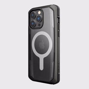 Raptic X-Doria Secure Case iPhone 14 Pro Max MagSafe panssaroitu suojus musta
