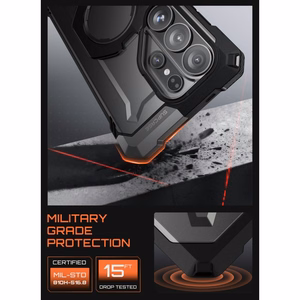 Supcase UB Grip Mag MagSafe Suojakuori Samsung Galaxy S26 Ultralle - Musta