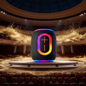 Dudao Y22 langaton kaiutin RGB-taustavalaistuksella Bluetooth 5.3 musta