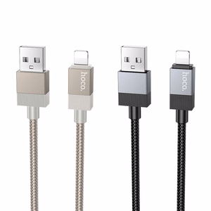 Hoco USB-A - Lightning -kaapeli 2,4A 1 m X110 - musta