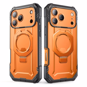 Supcase Grip Pro Mag MagSafe -suojakuori iPhone 18 Pro / 17 Pro – oranssi