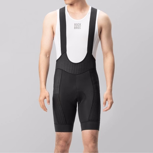 Rockbros YDDK009 Men's Cycling Bib Shorts with Pad Size L - Black