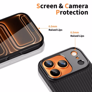 Tech-Protect Kevlar Aramid MagSafe Suojakuori iPhone 17 Pro Max:lle - Musta
