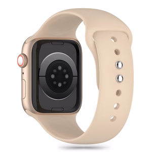 Tech-Protect Silikoninen Hihna Apple Watch 4/5/6/7/8/9/SE (38/40/41 mm) pähkinänruskea