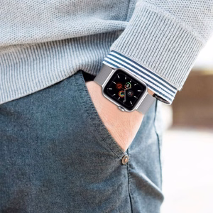 Tech-Protect Milaneseband Apple Watch 4/5/6/7/8/9/SE (38/40/41mm) Starlight