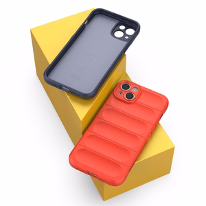 Magic Shield Case kotelo iPhone 14 Plus joustava panssaroitu kansi punainen