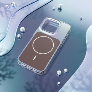 Etteri Hidden Pearl case for iPhone 15 Pro 6,1" brown