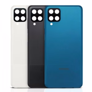 Takakansi yhteensopiva Samsung A125 A12 / valkoinen / (kameralinssin kanssa) HQ