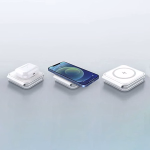 Dudao A11N 15W 3in1 Inductive Charger - White + USB-C / USB-C Cable