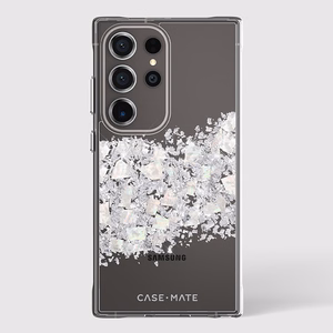 Case-Mate Karat suojakuori Samsung Galaxy S24 Ultra -laitteelle, helmiäiskoristeltu, A Touch of Pearl