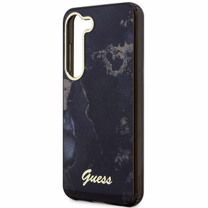 Guess GUHCS23MHTMRSK S23+ S916 musta/musta kovakuori Golden Marble Collection