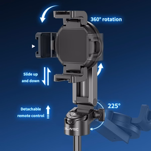 Blavec Selfie Stick Alumiini Coco Mini P-05 Magsafe jalusta + kaukosäädin + pidike 0,41 metriä (SSCMP05-MTRHB041) musta