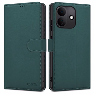 Tech-Protect Wallet -lompakkokotelo laitteelle Xiaomi Redmi Note 17 Pro 5G – vihreä