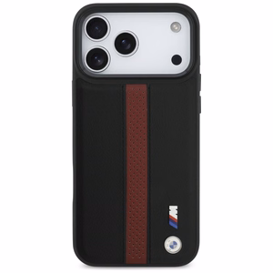 BMW M Perforated Stripe Logo MagSafe Suojakuori iPhone 17 Pro Max:lle - Punainen