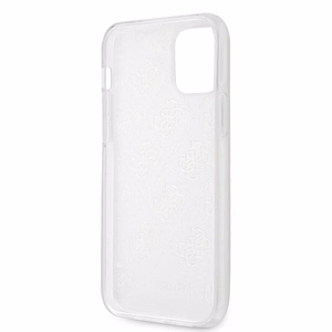 Guess GUHCP12M3D4GTR iPhone 12/12 Pro 6.1" läpinäkyvä kovakotelo 4G 3D kuvio kokoelma