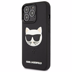 Karl Lagerfeld 3D kumi Choupette kotelo iPhone 13 Pro / iPhone 13 - musta