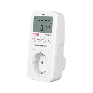 Uni-T UT230B-EU -pistorasia energiankulutusmittarilla