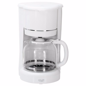 Adler AD 4383w suodatinkahvinkeitin jauhetulle kahville, 1,5 l, valkoinen