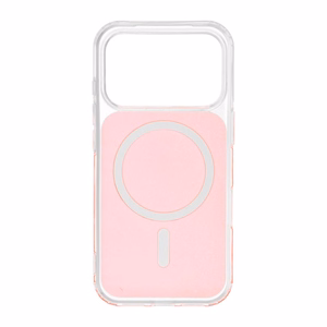 Case for iPhone 15 Clear Fusion Mag Cover compatible with MagSafe hermes orange
