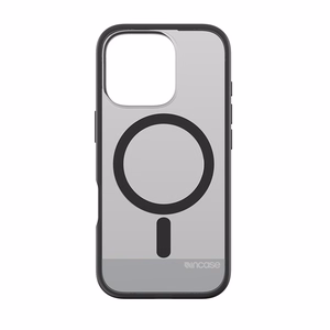 Incase Slim Case -suojakuori MagSafe-tuella iPhone 16 Pro -puhelimelle, läpikuultava musta