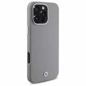 BMW Sign Full Wrapped Metal MagSafe suojakuori iPhone 16 Pro Max:lle - harmaa