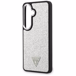 Guess suojakuori Fixed Glitter Triangle MagSafe Samsung Galaxy S26:lle hopea