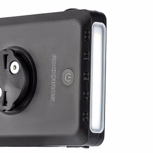 Rockbros JP008 pyörän etuvalo varavirtalähteellä 5000mAh 150lm IPX6 - musta