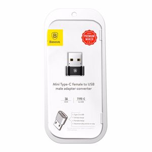 Sovitin Baseus Type-C - USB-A musta CAAOTG-01