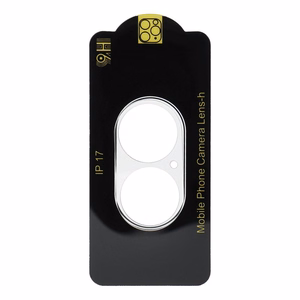 5D Full Glue Camera Tempered Glass - for iPhone 17 Transparent