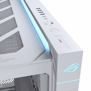 ASUS ROG CRONOX GR801 CURVE TG ARGB -keskikokoinen tornikotelo, valkoinen