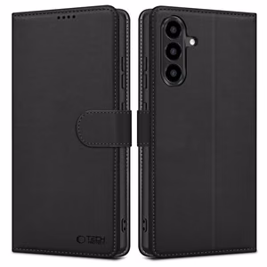 Tech-Protect Wallet suojakuori Samsung Galaxy A36 / A56 / A37 5G:lle musta