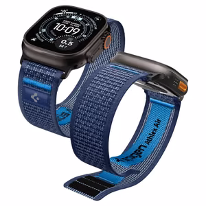 SPIGEN ATHLEX AIR 2 Apple Watch 8 / 9 / 10 / 11 / SE / Ultra (44 / 45 / 46 / 49 MM) Active tummansininen