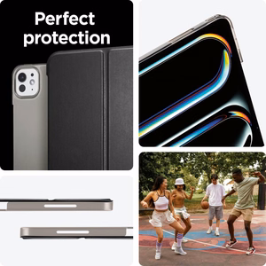 Spigen Smart Fold -suojakuori iPad Pro 13 2024:lle - musta