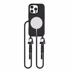 Tech-Protect MagNecklace MagSafe Suojakuori iPhone 16 Pro Max:lle - Musta
