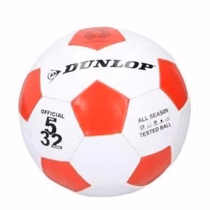 Dunlop-jalkapallo, koko 5, punainen