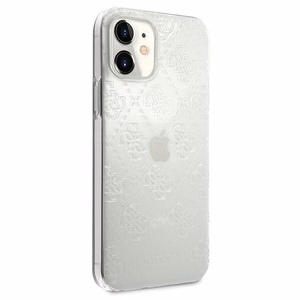 Guess GUHCP12S3D4GTR iPhone 12 mini 5.4" transparent hardcase 4G 3D Pattern Collection