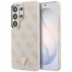 Guess suojakuori 4G Triangle Logo MagSafe Samsung Galaxy S26 Ultra:lle pinkki