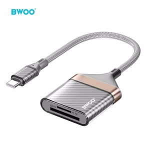 BWOO BZ64 USB-C 2-in-1 SD/TF-kortinlukija