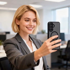 Tech-Protect MagMat MagSafe Case for Samsung Galaxy A36 / A56 / A37 5G - Black